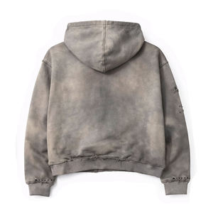 Relaxed Style Pullover <b>Hoodie</b> <b>Plain</b> Hooded Sweatshirt Comfortable Fabric Front Pocket for Casual Use - Product Image 5