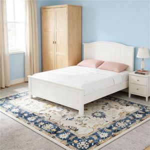 Set di Tappeti Stampati Blu per Soggiorno, Camera da Letto e Sala da Pranzo - Product Image 1