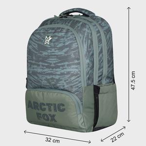 กระเป๋าเป้สะพายหลังสำหรับแล็ปท็อป Arctic Fox รุ่น Rough Sea Spray - กระเป๋าเดินทางสำหรับนักธุรกิจพร้อมพอร์ต USB ทำจากหนัง PU - Product Image 6