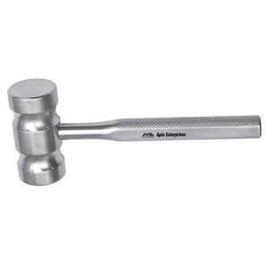 HEATH Maillet dentaire manuel de haute qualité certifié CE 240mm (9.12 ") Longueur 40mm Tête en acier inoxydable Lifting chirurgical des os durs - Product Image 2