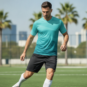 Conjunto de Uniforme de Fútbol Personalizado con Impresión por Transferencia de Calor Premium, Transpirable, Antiencogimiento, para Entrenamiento, OEM, 100% Personalizable - Product Image 5
