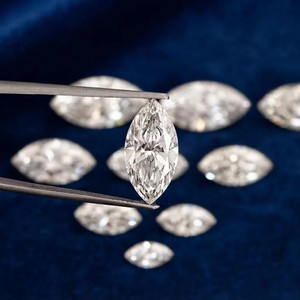 Diamants de laboratoire cultivés CVD/HPHT certifiés IGI, taille marquise, couleur D-G, pureté VVS-VS1, 0,5-5 carats, pour la fabrication de bijoux - Product Image 5