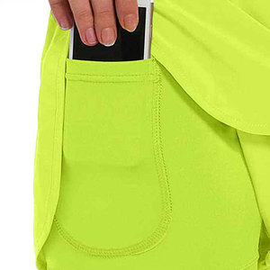Yoga & Running High Waist Quick Dry Compression <b>Shorts</b> for <b>Women</b>-Skinny Fit Nylon Spandex - Product Image 6
