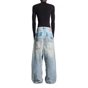 Pantalones Vaqueros de Mezclilla Baratos al por Mayor, Ropa Casual de Moda, Pantalones de Algodón Duraderos, Precio de Fábrica para Hombres y Mujeres - Product Image 4