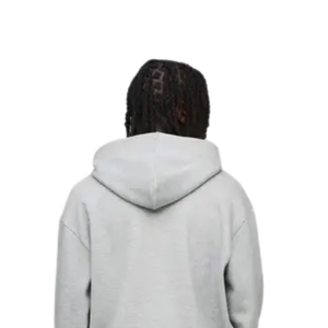 OEM <b>Men</b>’s Boxy Full Zip Hoodie Adjustable Cord Hood Split <b>Pouch</b> Pockets Wide Body Custom Sweatshirt Manufacturer - Product Image 4