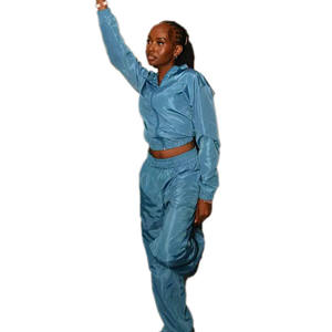 Chaqueta de Yoga con Cremallera Estilo Europeo Americano para Otoño e Invierno, Chaqueta Deportiva de Manga Larga para Mujer, para Correr al Aire Libre, con Cremallera Cloud - Product Image 4