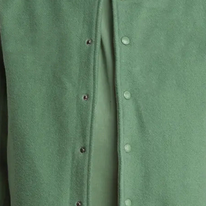 Chaqueta Varsity al por Mayor 2026, Material de Lana, Estilo Gamuza, Cierre de Botones, Ropa Casual de Otoño, Cuello Alto, Chaqueta Clásica Urbana - Product Image 5