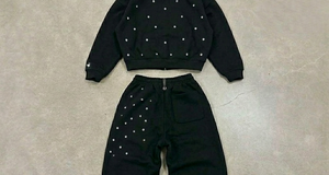 Ensemble de survêtement de luxe personnalisé, coupe oversize, en coton de haute qualité, noir uni à pois, effet délavé à l'acide, avec sweat à capuche zippé et pantalon de jogging, deux pièces, hiver - Product Image 6