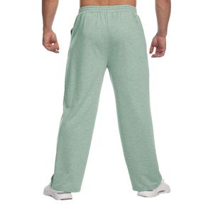 Pantalones Casuales de Primavera para Hombre, Estilo Urbano, Color Verde Salvia, Personalizados, Holgados, de Peso Medio, 100% Algodón Transpirable, con Múltiples Bolsillos, Corte Recto - Product Image 2