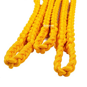 QUICK WAY INDUSTRIES Cordon d'épaule pour uniforme de cérémonie, conception personnalisée, 100% Nylon, couleur or personnalisée, vente en gros - Product Image 5