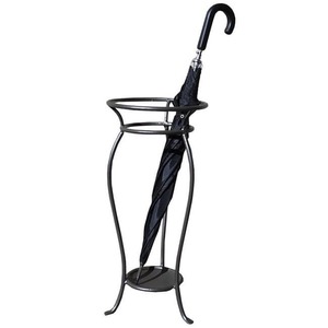 Porte-parapluies moderne en métal artisanal avec capacité double face, support autoportant en métal thermolaqué, décoration d'intérieur - Product Image 2