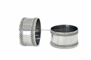 Servilleteros hechos a mano duraderos para mesa elegante, configuración rústica de cena o decoración de eventos y bodas - Product Image 3