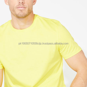 T-shirt vierge personnalisé en gros T-shirts unis à manches courtes T-shirt surdimensionné en coton décontracté avec impression de logo personnalisé - Product Image 3