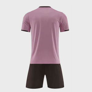Soccer Jersey Durable Polyester Fabric UPF 50 Quick Dry Breathable Customized Color Uniform Set Lightweight Polyester - Product Image 4