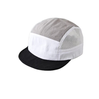 Casquette 5 panneaux personnalisable en maille respirante, non structurée, réglable, avec fermeture snapback, vierge, douce, premium, classique, tendance, confortable, la meilleure nouveauté