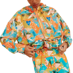Women's Full Zip Windbreaker <b>Jacket</b> with Hood for Travel Sports and Hiking - Product Image 5