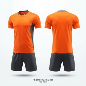 Maillot de sport personnalisé à manches courtes et col rond, respirant, séchage rapide, pour football, basketball, uniforme d'équipe, entraînement athlétique - Product Image 2