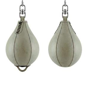 Équipement de boxe professionnel en cuir véritable, ballon de vitesse double suspendu, sac de frappe pour entraînement d'arts martiaux, ballon de vitesse AI-SB-131 - Product Image 1
