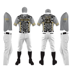 Uniforme de Béisbol Multicolor Personalizado de Alta Calidad para Adultos Unisex, Transpirable, que Absorbe la Humedad, Tallas Grandes, Ideal para Equipos - Product Image 2