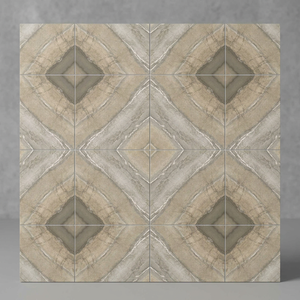 Carreaux de porcelaine semi-mat effet marbre Book Match 600x600mm, design premium pour sol et mur intérieur, 9mm - Product Image 2