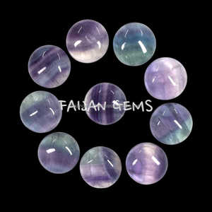 AAA Flourite ronde lisse guérison cristal prix de gros bonne qualité pour bijoux pendentif faisant des pierres précieuses - Product Image 2