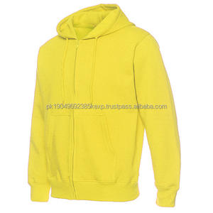 Sudadera con Capucha y Cremallera para Hombre, Color Sólido, Informal, con Cremallera Personalizable, Holgada, para Primavera y Otoño - Product Image 5