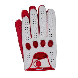 Gants de conduite en cuir de qualité supérieure pour hommes, style classique vintage, avec trou pour les phalanges et design respirant - Product Image 4