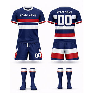 Maillot de football à manches courtes entièrement sublimé, uniforme de football - Product Image 2