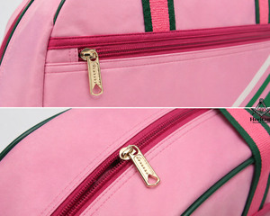 Sac de voyage réversible brodé HMR Alpha Kapa Sorority, imperméable et antibactérien |   Sublimation personnalisée rose vert - Product Image 3