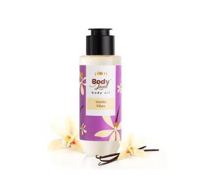 พลัม บอดี้โลวิน' วานิลลา ไวบ์ส บอดี้ออยล์ บำรุงผิวชุ่มชื้นอย่างล้ำลึก ให้ผิวเปล่งประกายทันที กลิ่นวานิลลาอุ่นๆ ติดทนนาน ไม่เหนียวเหนอะหนะ - Product Image 1