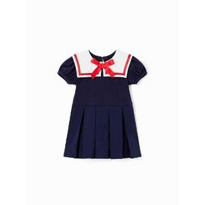Vestido de Verano Coreano OZKIZ para Niñas de 2 a 6 Años, Estilo Marino, Mini, a la Moda, Venta al Por Mayor - Product Image 1
