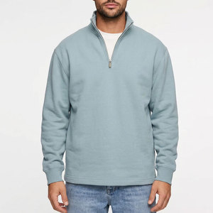 Sudadera con Capucha para Hombre, Color Azul Claro, Corte Regular, 100% Algodón Ecológico, Color Sólido, Tejido de Punto, para Otoño - Product Image 3