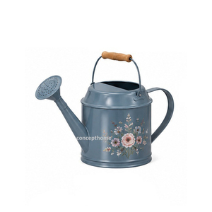 บัวรดน้ำทองเหลืองลายดอกไม้ ทนทานสำหรับใช้ในงานสวน - Product Image 3