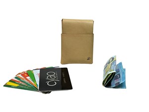 Luxury Crazy Horse Leather Stitchless <b>Wallet</b> Slim Seamless Card Case Minimalist Front Pocket <b>Wallet</b> for Men LSSW-0012 - Product Image 2