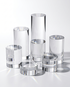 Premium Modern for Crystal-Clear <b>Acrylic</b> Square Solid <b>Block</b> Easy Assembly for Eco-friendly Display Stand for Elegant - Product Image 3