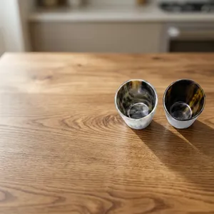 Verre artisanal écologique en véritable corne de buffle, forme naturelle - Décoration rustique de Noël et d'Halloween de REHMAN CRAFT - Product Image 2