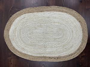 Braided Jute <b>Oval</b> <b>Rug</b> Handmade Natural Fiber Wholesale for Living Room Bedroom Home Decor - Product Image 1