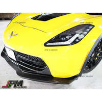 JPM R1 Lame de pare-chocs avant et extensions de jupes latérales en fibre de carbone pour Corvette C7