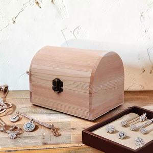 Coffret à trésors en bois de pin fait main en gros, boîte de rangement multifonctionnelle pour bijoux, idéale pour la décoration de la maison et les cadeaux de Noël - Product Image 5
