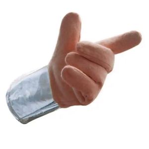 Guantes de Soldadura de Cuero y Aluminio de Primera Calidad para la Seguridad del Soldador, Guantes de Soldadura de Cuero Dividido con Función Anticalor - Product Image 5