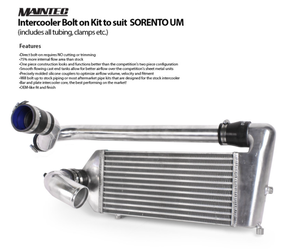 ชุดอินเตอร์คูลเลอร์แต่งสำหรับ KIA SORENTO (UM) 2.0T เบนซิน (ปี 2014-2020) ชุดติดตั้งแบบ Bolt-on / อินเตอร์คูลเลอร์แต่ง MAINTEC ผลิตในเกาหลี - Product Image 4