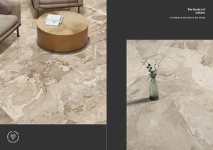 กระเบื้องปูพื้นพอร์ซเลน Modern ACCENTS ขนาด 120x180 ซม. ผิวเงาเคลือบดิจิตอล กันลื่น เหมาะสำหรับห้องนั่งเล่น - Product Image 5