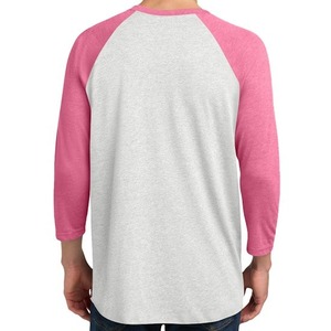 Factory Custom <b>Raglan</b> Sleeve Long Sleeve <b>T</b> <b>Shirt</b> 100% Cotton Two Tone <b>Raglan</b> Long Sleeve Baseball <b>T</b> <b>Shirt</b> - Product Image 3