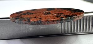 Natural Mahogany Obsidian Dial Size 31.50 mm Round Flat Disc Thickness 1.50mm Classic Elegant Vintage Luxury Watch <b>Face</b> - Product Image 6