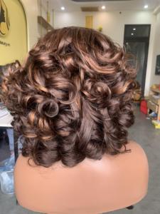 Nuevo estilo Vietnam doble dibujado Remy Hair Bundle para Pixie Curly Weave con Bouncy Pixie Curls Virgin Fumi Hair Pissy Curls Weave - Product Image 6