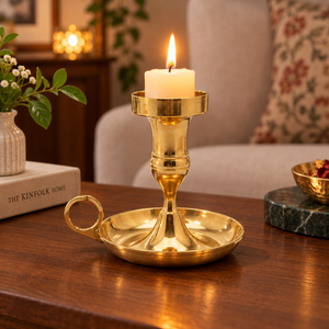 Classic <b>Tall</b> Brass Candlestick Holder Handmade Taper Candle Stand Long Stem <b>Table</b> Decor Wedding Centerpiece Wholesale Supplier - Product Image 3