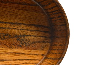 ชามวอลนัทคุณภาพสูงสไตล์รัสติก ทำจากไม้โอ๊ค งานแฮนด์เมด ปลอดภัยสำหรับอาหาร เหมาะสำหรับใส่ของว่าง สลัด ผลไม้ และตกแต่งห้องครัว - Product Image 6