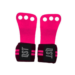 Poignée de musculation en cuir de vachette de qualité professionnelle, réglable, antidérapante, robuste, pour entraînement croisé et levage de poids, durable - Product Image 2