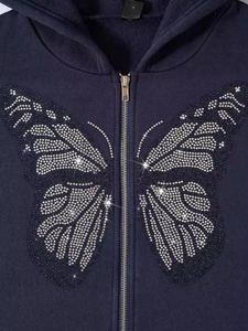 Sudadera con capucha casual para hombre, personalizada con cremallera, forro polar, estampado DTF, efecto lavado ácido y hombros caídos - Product Image 5
