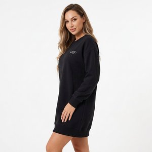 Vestido de Manga Larga para Mujer, Sudadera de Felpa Extra Grande con Logotipo Personalizado, Ropa Urbana Informal, Proveedor de Ropa al por Mayor - Product Image 3